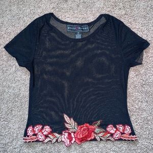 Rose Crop Top